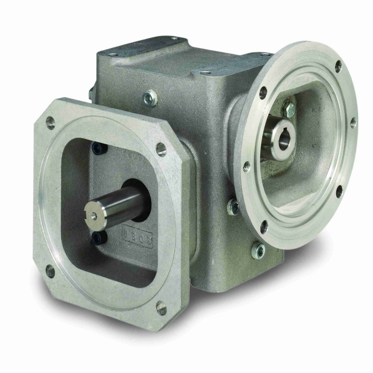 Grove Gear EL Series - Aluminum Worm Gear Reducers Aluminum Single-Reduction Worm Reducer - EL-FRMQ842-60-LL-140