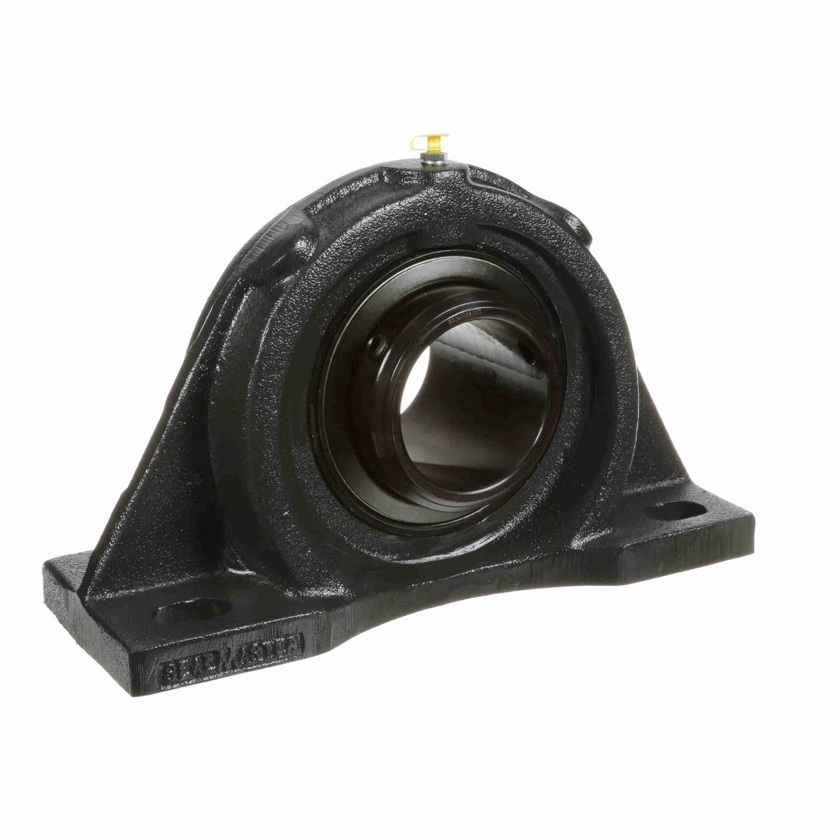 Sealmaster Mounted Cast Iron Four Bolt Pillow Block Ball Bearing - 52100 Bearing Steel, Black Oxided - Double Setscrew Lock - MSFPD-47