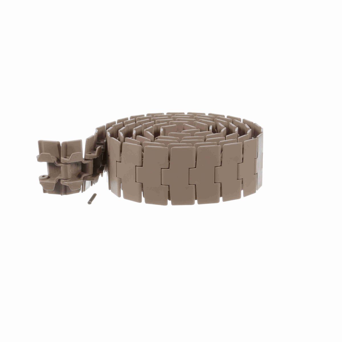 System Plast 880TAB Side-flexing Solid Top, Material: Tan Low Friction, Width: 3.5in, Pitch: 1.5in - LF880TAB-K350