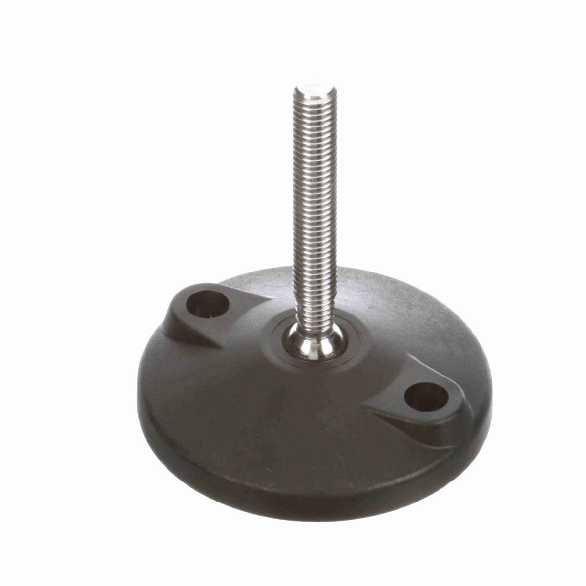 System Plast Articulating Plastic Leveler; Series: VG-511, Base Diameter: 4, Spindle Length: 2.92-in, Thread: 1/2-13 - VG-511-02-S12-L3