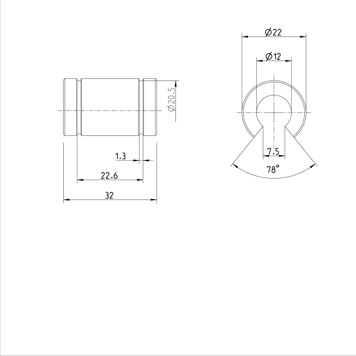 Стандартная линейная втулка Bosch Rexroth KBM-O-12-DD [R063201200]