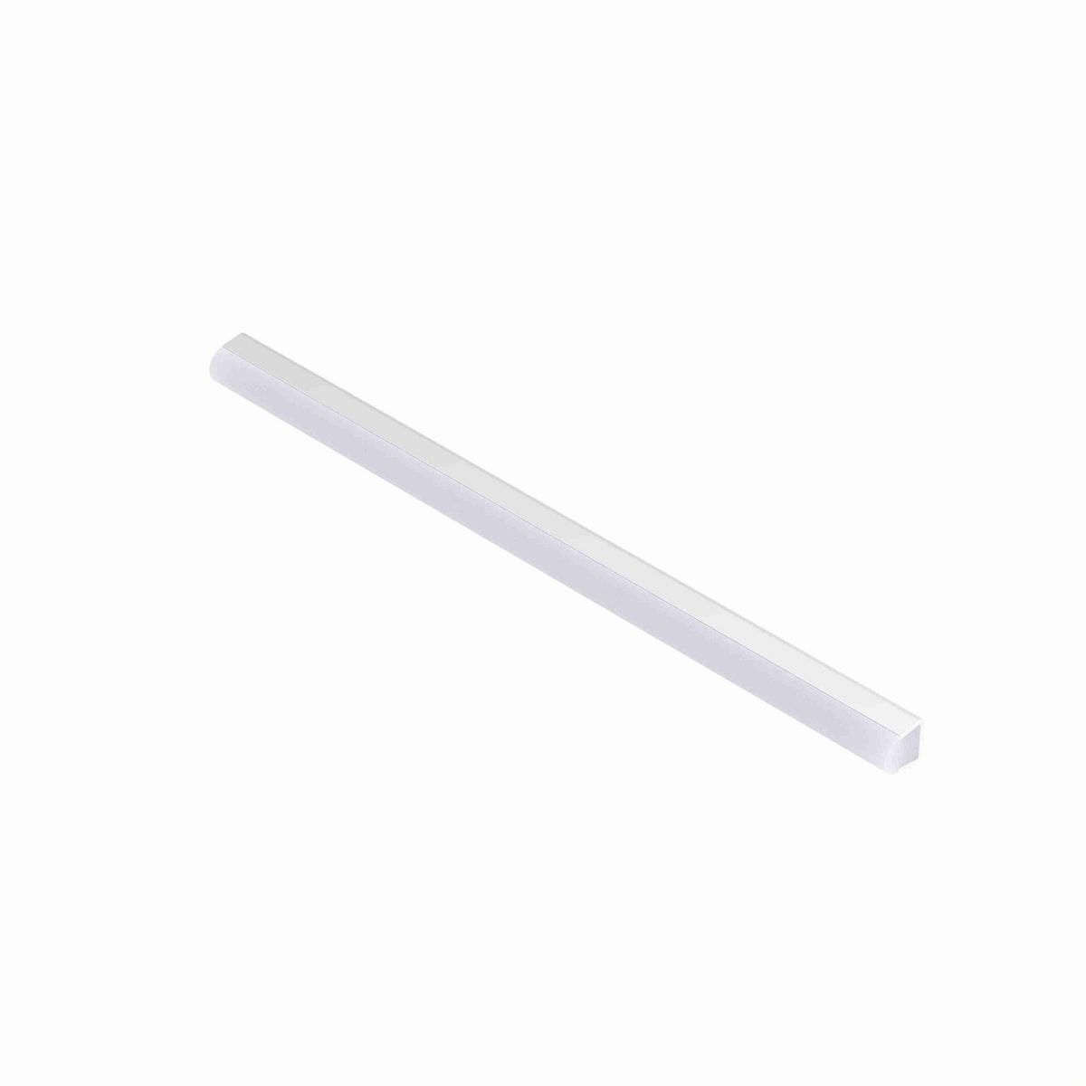 System Plast Round Rail Guide: 0.67"W X 0.67"H X 240"L White UHMW-PE - VG-SSRS-20