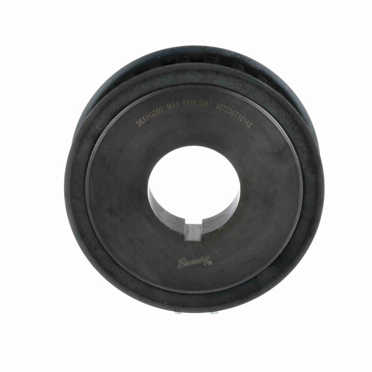 Browning Steel Bushed Bore Gearbelt Pulley - 26XHQ200