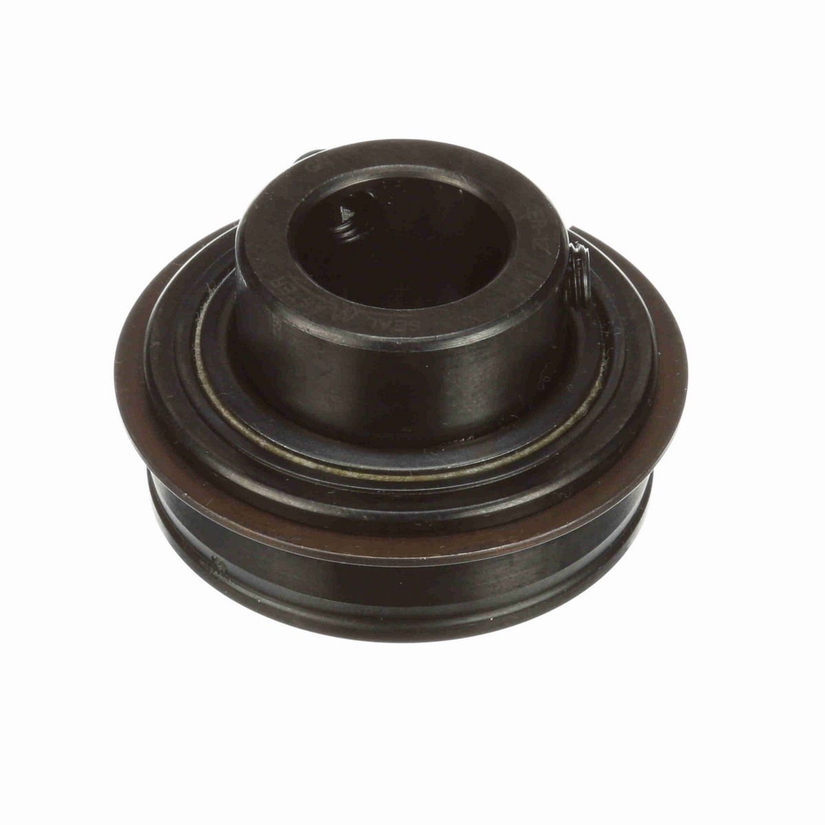 Sealmaster Mounted Insert Only Ball Bearing - 52100 Bearing Steel, Black Oxided - Setscrew Lock - ER-12