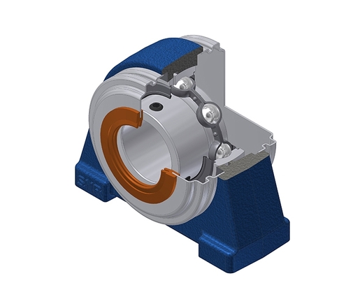Фланцевый подшипниковый узел SNR USPAE209-28T04CO