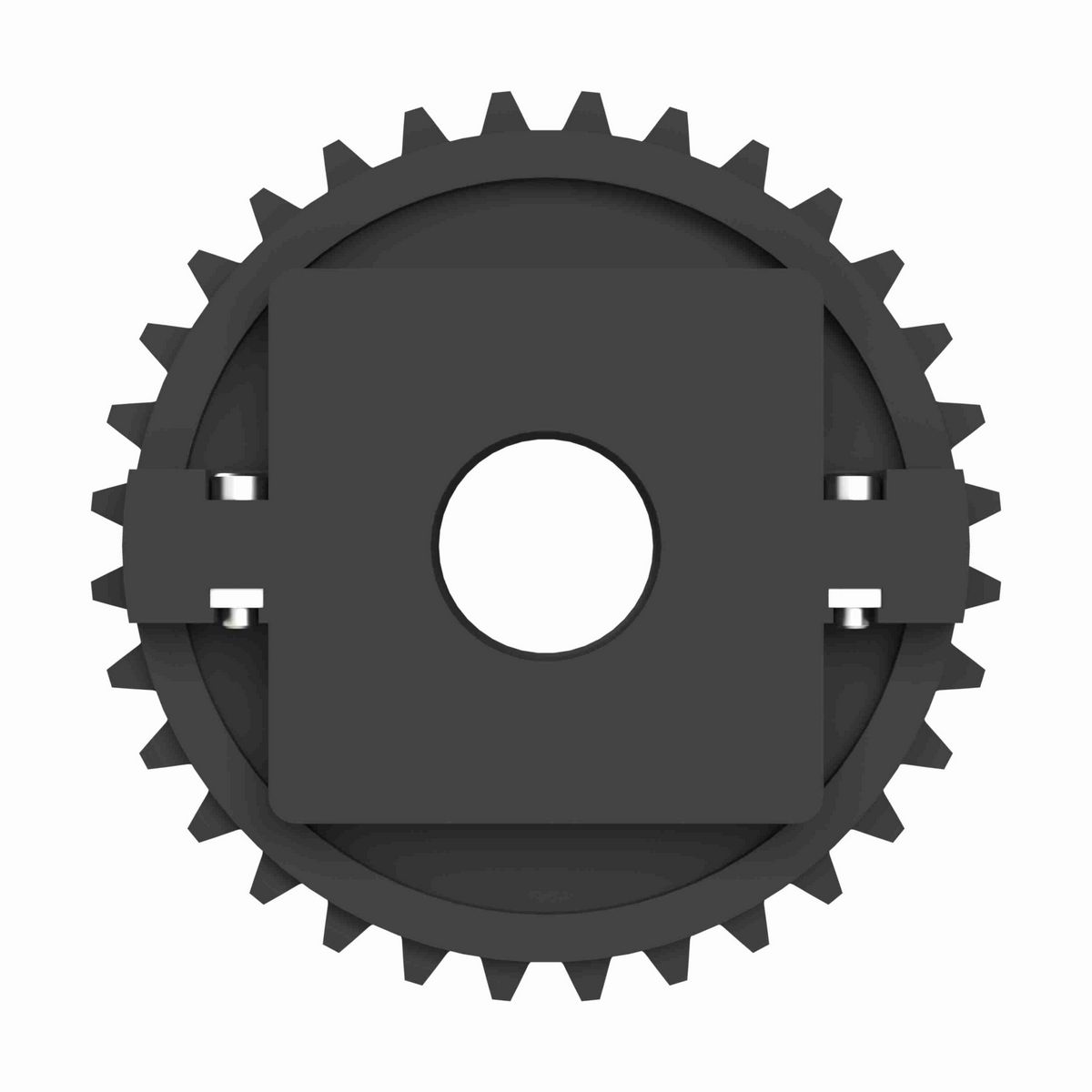 Rexnord 1500 Series Split Molded Nylon Sprocket with 32 Teeth and 1-1/2in Round Idler Bore - 614-181-19