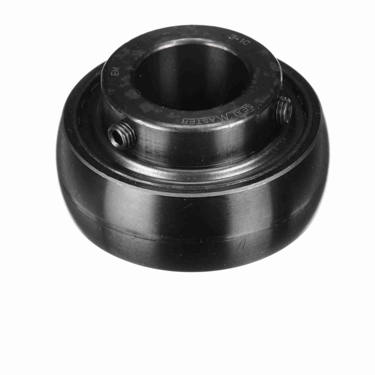 Sealmaster Mounted Insert Only Ball Bearing - 52100 Bearing Steel, Black Oxided - Setscrew Lock - 3-1C