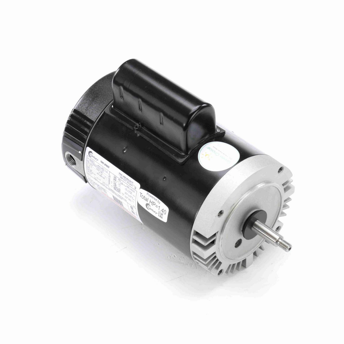 Century Pool Pump Motor, 1.0/ .12 HP, 1 Ph, 60 Hz, 230 V, 3600 RPM, Y56J Frame, DP - B2975