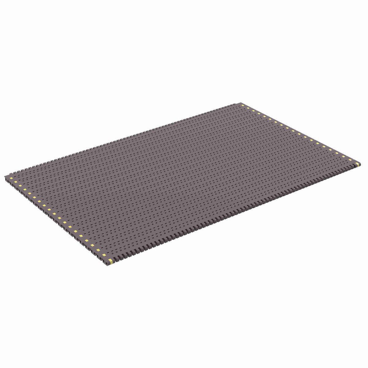 Rexnord 8506 Straight Running Flush Grid, Material: Brown High Performance, Width: 144in, Pitch: 0.75in - 10301039