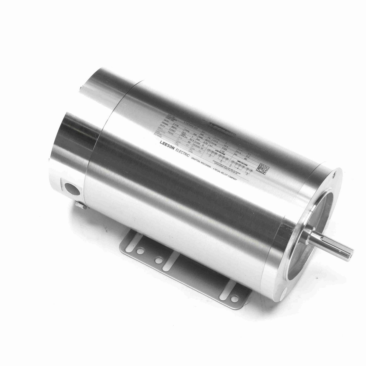 LEESON Premium Duck™ General Purpose Motor, 1 HP, 1 Ph, 60 Hz, 115/230 V, 1800 RPM, 56HC Frame, TENV - 116348.00