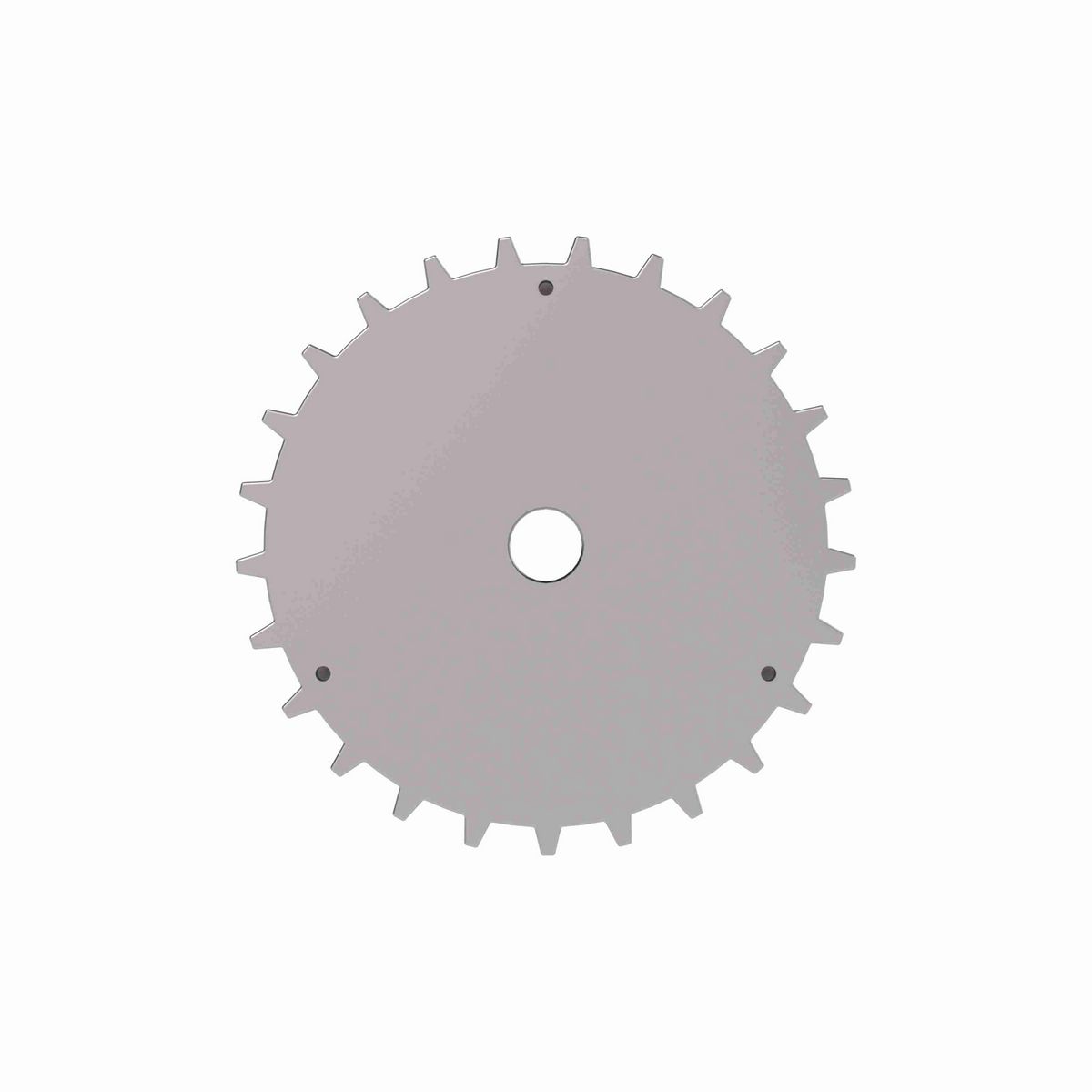 Rexnord 820 Series Solid One Piece Cast Iron Sprocket with 25 Teeth and a 3/4in Round Rough Stock Bore (RSB) - 414-24-2