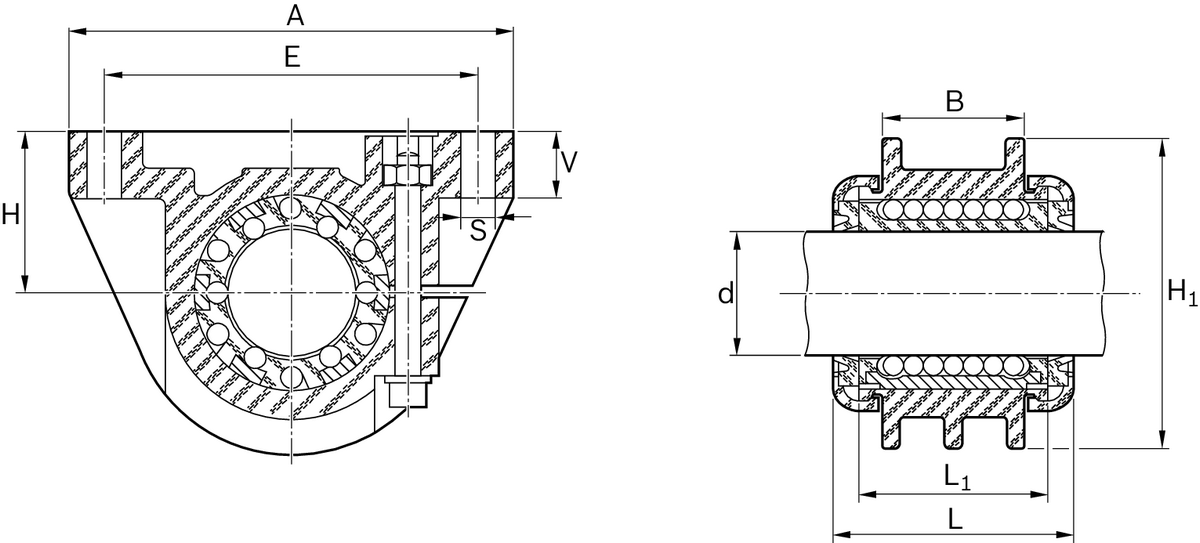 Линейный комплект Bosch Rexroth LSK-25-DD [R106022500]