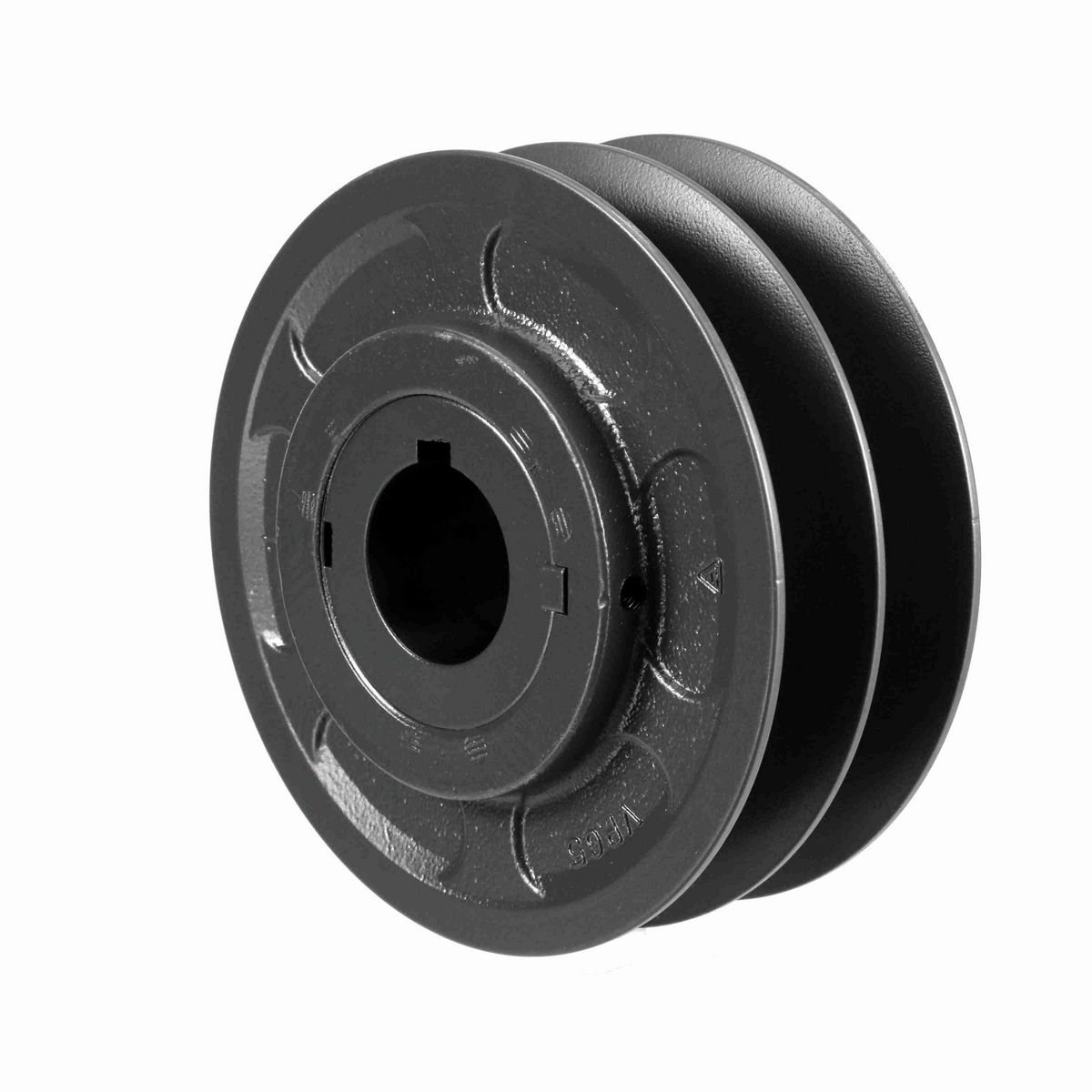 Browning 2 Groove Cast Iron Finish Bore FHP Variable Pitch Sheave - 2VP65X 1 5/8