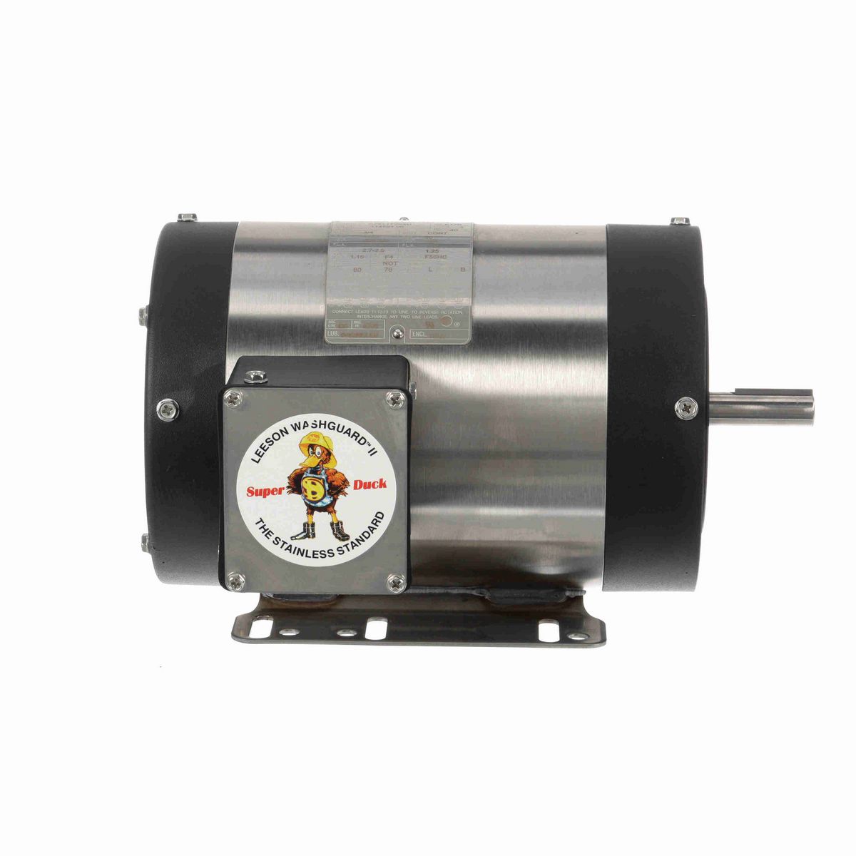 LEESON Washguard® ll General Purpose Motor, 0.75 HP, 3 Ph, 60 Hz, 230/460 V, 1800 RPM, 56HC Frame, TENV - 114561.00