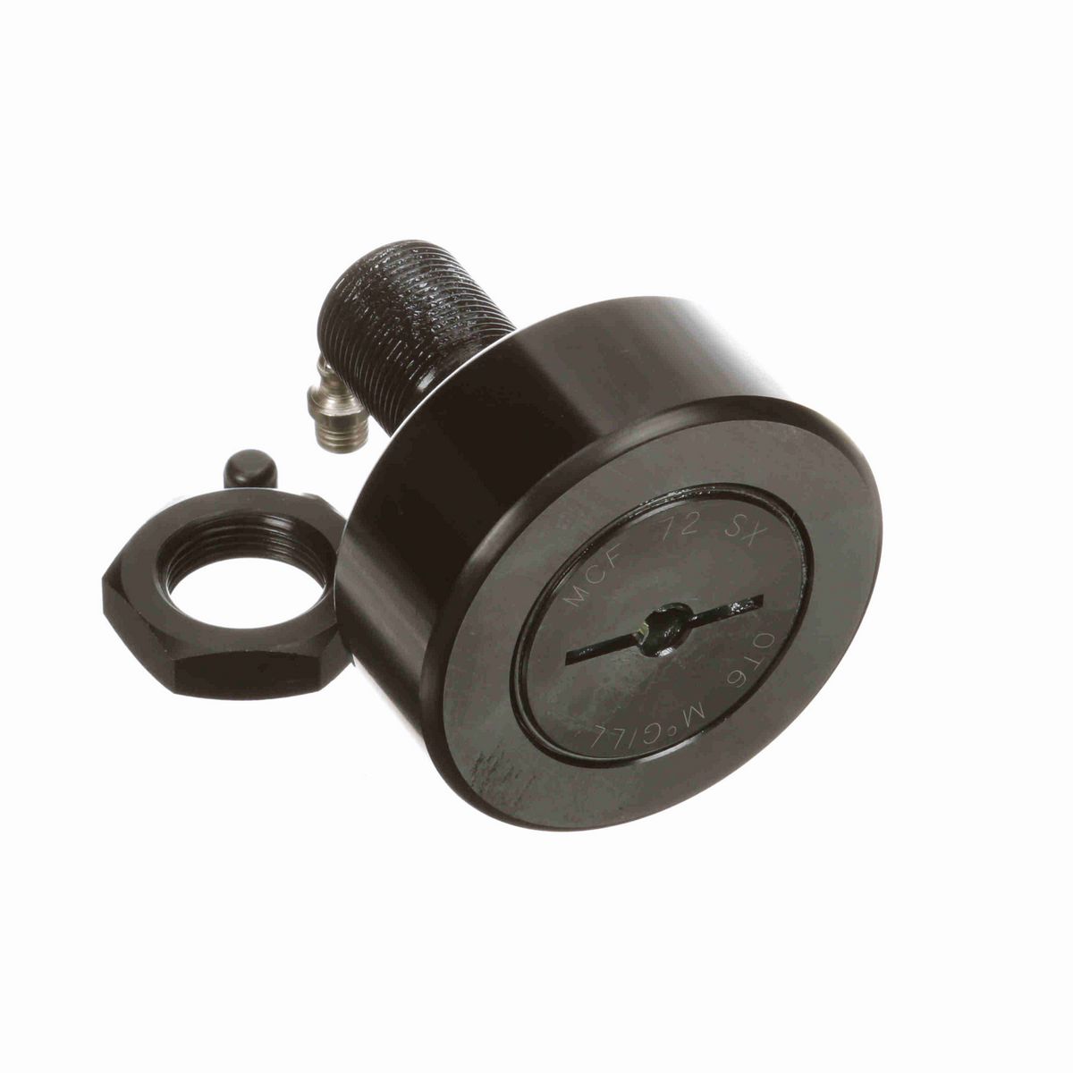 Опорный ролик с цапфой McGill CAMROL MCF 72 SX, цилиндрический, с уплотнением, со шлицем под отвёртку, метрический