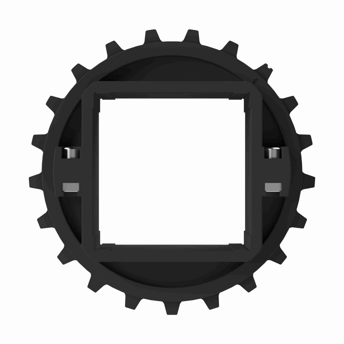 Rexnord 7700 Series Split Molded Nylon Sprocket with 21 Teeth and a 3-1/2in Square Bore - 614-119-1