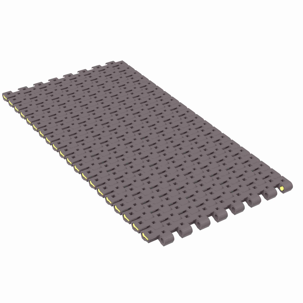 Rexnord 1506 Straight Running Flush Grid, Material: Brown High Performance, Width: 6in, Pitch: 15mm - HP1506-6