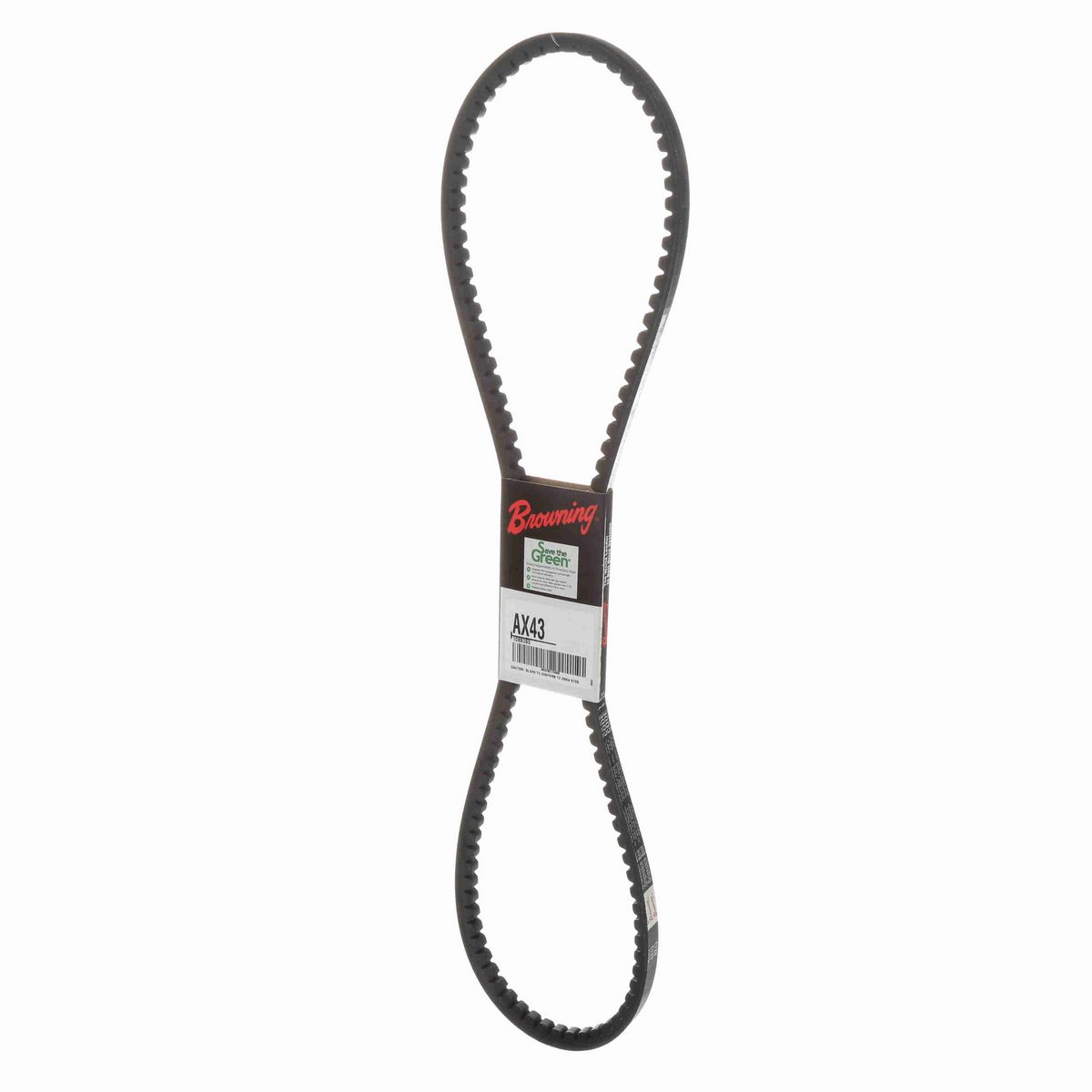 Browning EPDM Notched Belt 98% Efficient - AX43