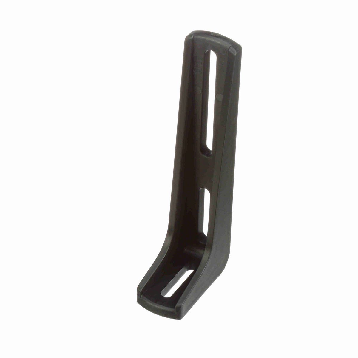 System Plast Molded Plastic "L" Bracket- Black- Tall - VG-245-K-BK