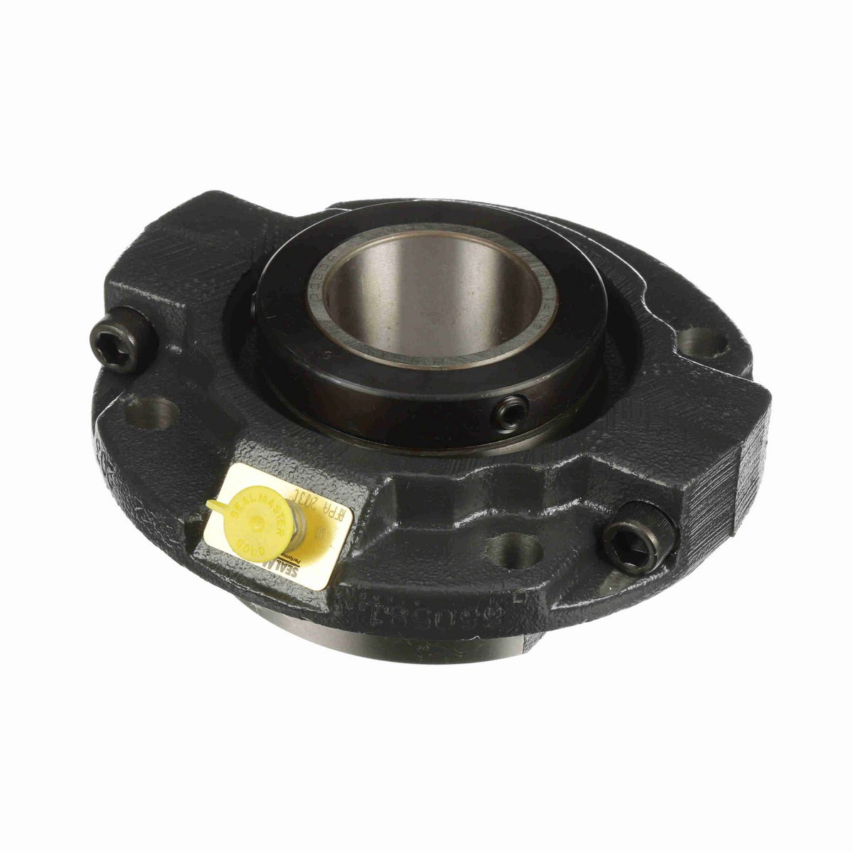 Sealmaster Mounted Cast Iron Piloted Flange Tapered Roller - 52100 Bearing Steel - Collar Mount Lock - RFPA 203C