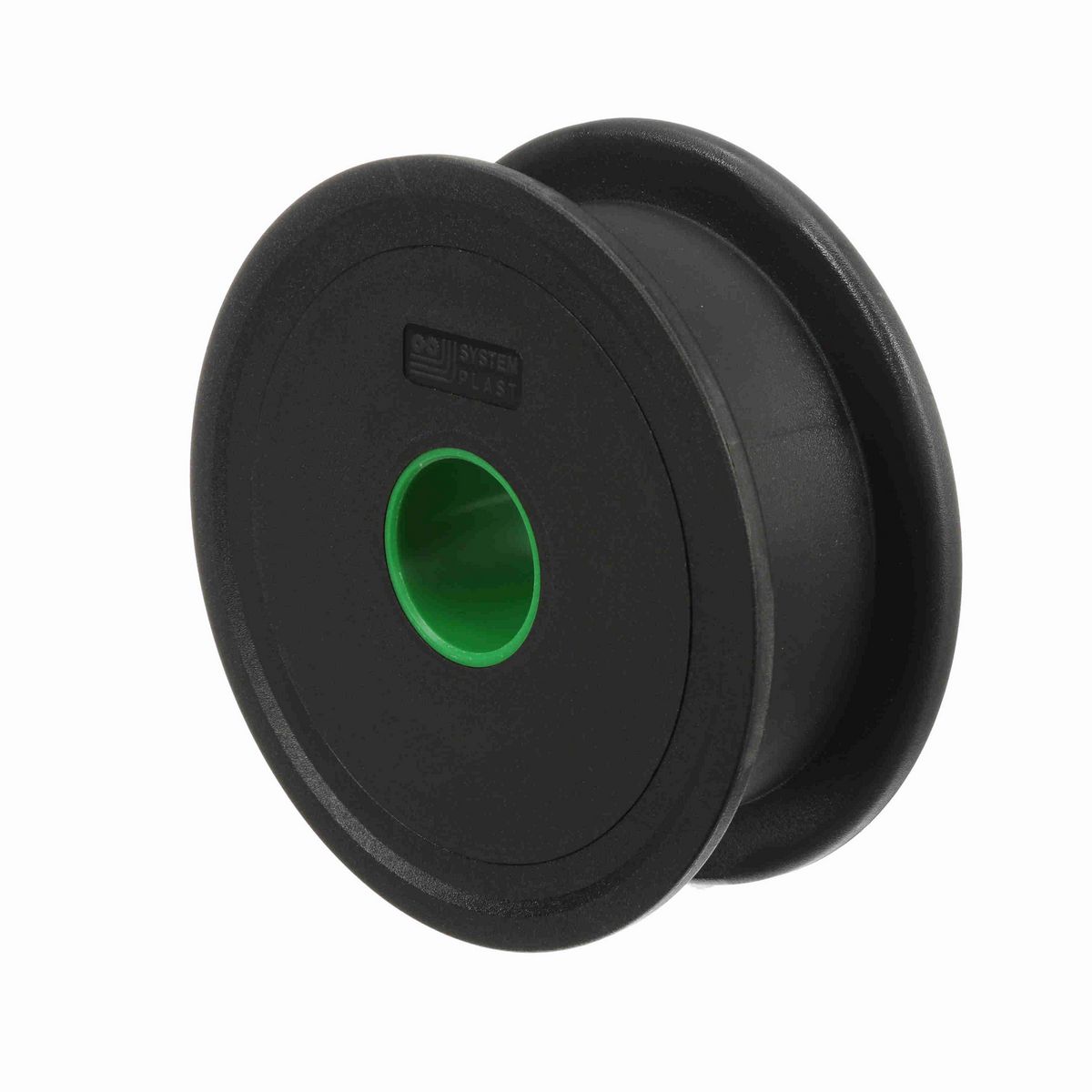 System Plast 820 Series Solid One Piece Molded Sprocket with 25 Teeth and a 1-1/2in Round Idler Bore - 820-25R1.5-WL