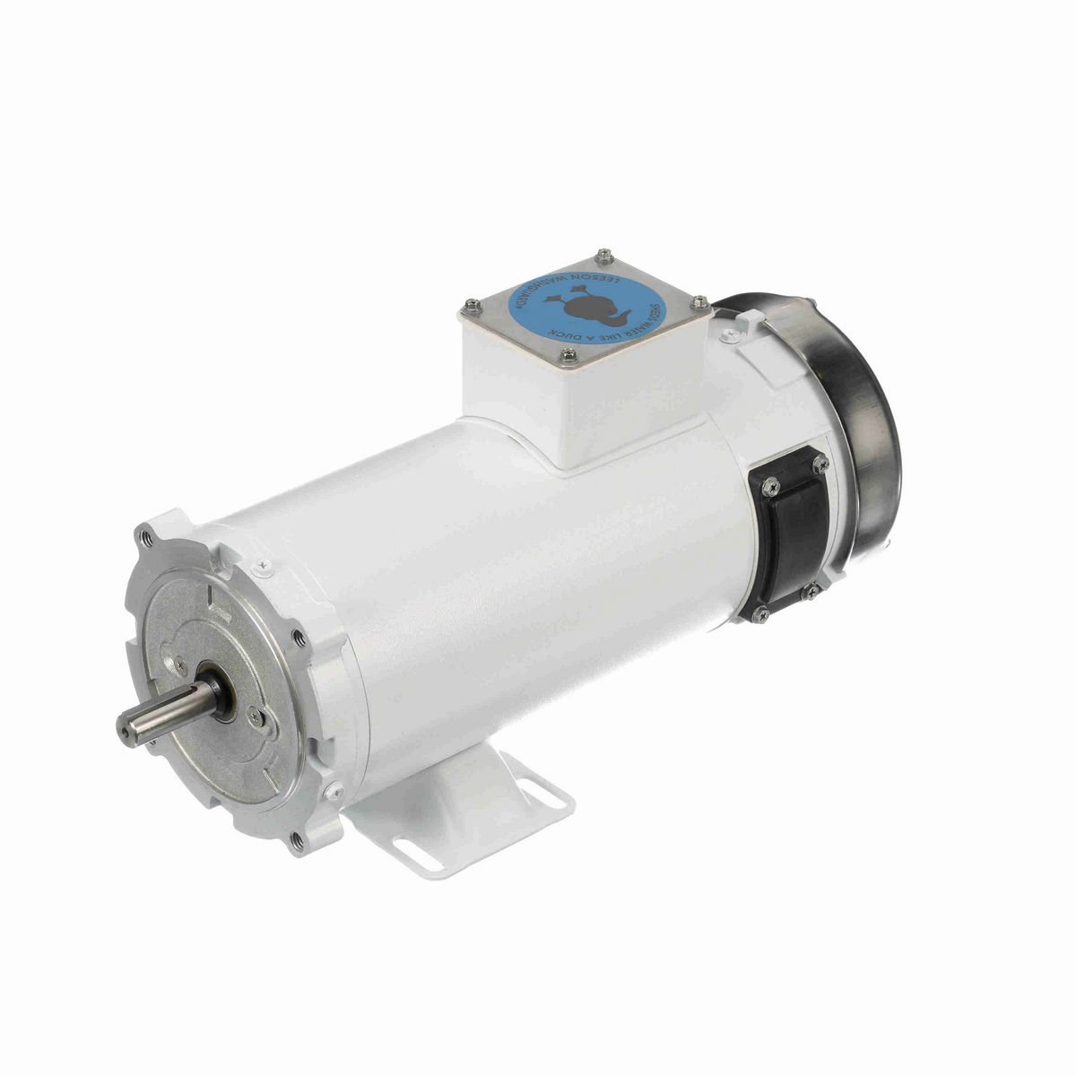 LEESON White Duck™ Washdown Motor, 1.50 HP, 180 V, 1750 RPM, S56C Frame, TEFC - 108232.00