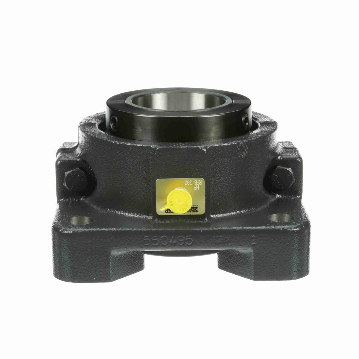 Sealmaster Mounted Cast Iron Four Bolt Flange Tapered Roller - 52100 Bearing Steel - Double Collar Mount Lock - RFB 300