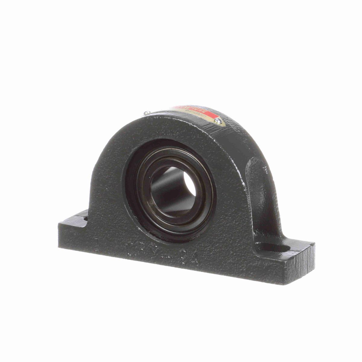 Sealmaster Mounted Rubber Two Bolt Pillow Block Ball Bearing - 52100 Bearing Steel, Phosphorus Nickel Coated - Setscrew Lock - CRP-16