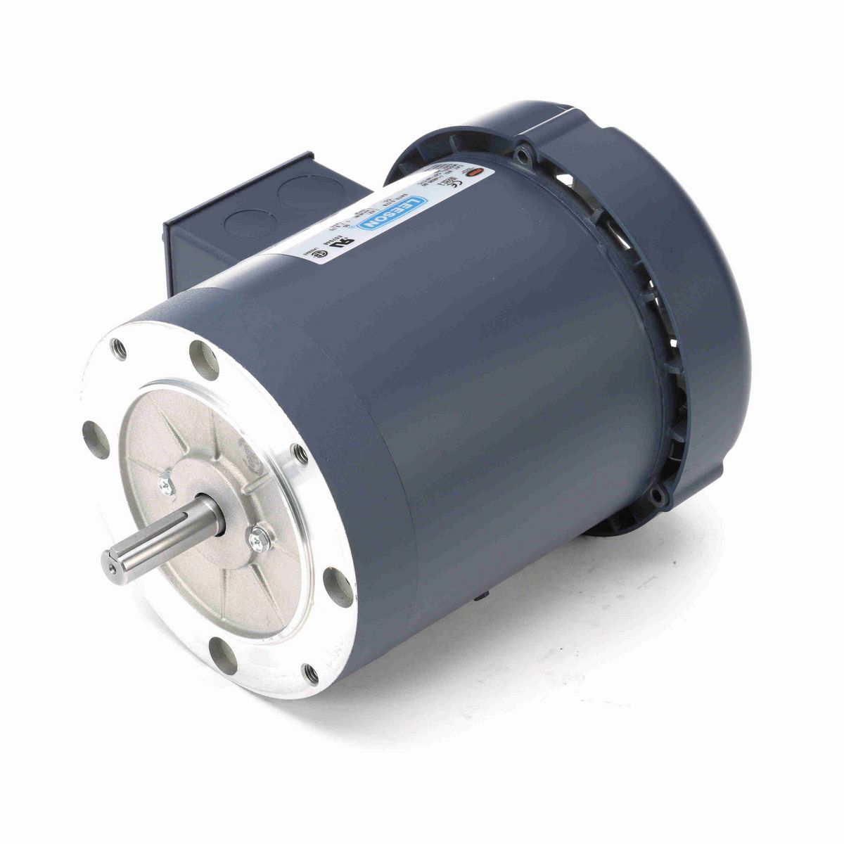 LEESON Special Voltage Motor, 1 HP, 3 Ph, 50 Hz, 220/380/440 V, 1500 RPM, 56C Frame, TEFC - 114896.00