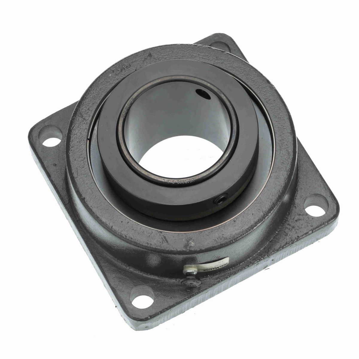 Sealmaster Mounted Cast Iron Four Bolt Flange Spherical Roller - 52100 Bearing Steel, Black Oxided - Collar Mount Lock - USFB5000-315-C