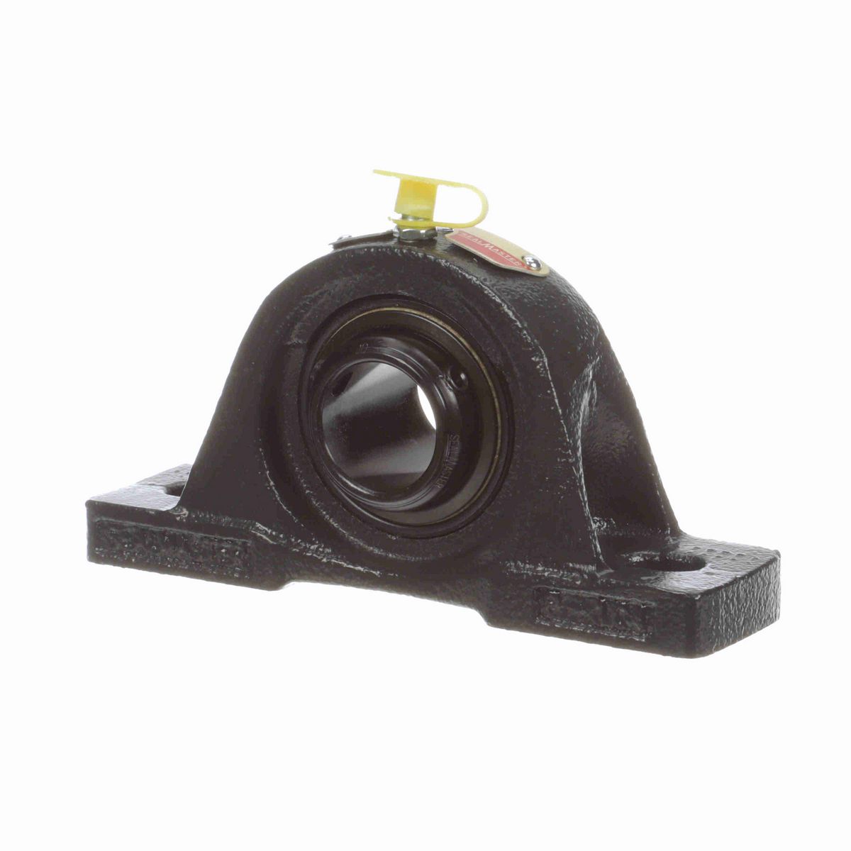 Sealmaster Mounted Cast Iron Two Bolt Pillow Block Ball Bearing - 52100 Bearing Steel, Black Oxided - Double Setscrew Lock - NPD-16