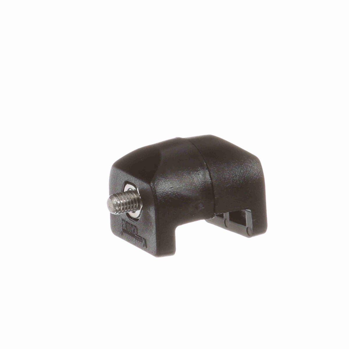 System Plast Panel Clamp, Acetal, 1/4", Black - SF-PC2-14