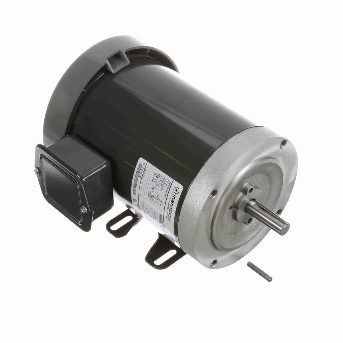LEESON General Purpose Motor, 0.75 HP, 3 Ph, 60 Hz, 208-230/460 V, 1200 RPM, 56C Frame, TEFC - K1326