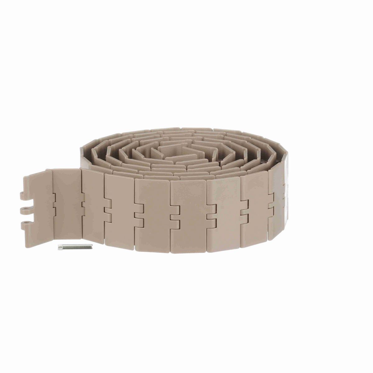 System Plast 820 Straight Running Solid Top, Material: Tan Low Friction, Width: 3.25in, Pitch: 1.5in - LF820-K325