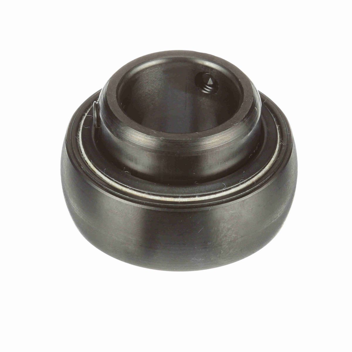Sealmaster Mounted Insert Only Ball Bearing - 52100 Bearing Steel, Black Oxided - Setscrew Lock - 2-1