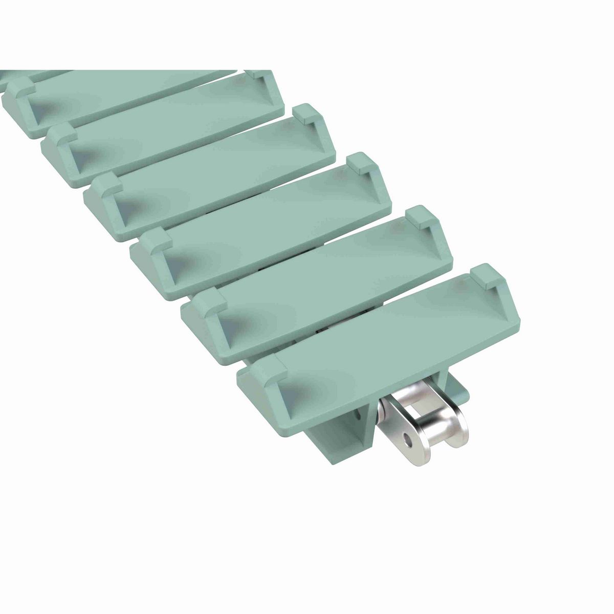Rexnord 1873TAB SideGrip™ Side-flexing, Material: Heat Stabilized (Green), Width: 3.75in, Pitch: 1.5in - 81450401