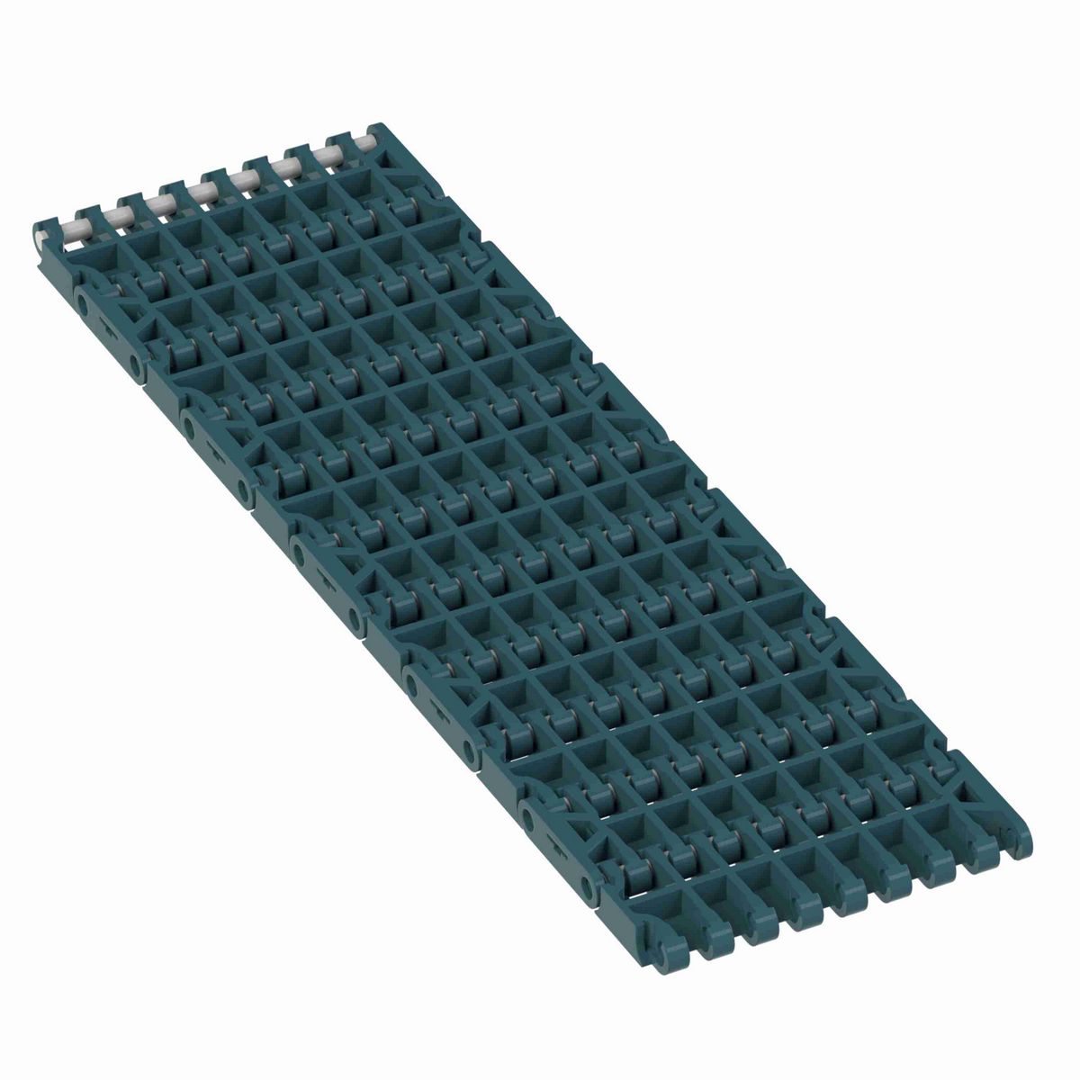 Rexnord 1000FT Straight Running Solid Top, Material: Green Low Friction Acetal, Width: 85mm, Pitch: 1in - 817.30.10