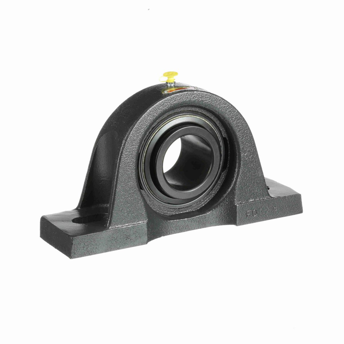 Sealmaster Mounted Cast Iron Two Bolt Pillow Block Ball Bearing - 52100 Bearing Steel, Black Oxided - Setscrew Lock - MP-43