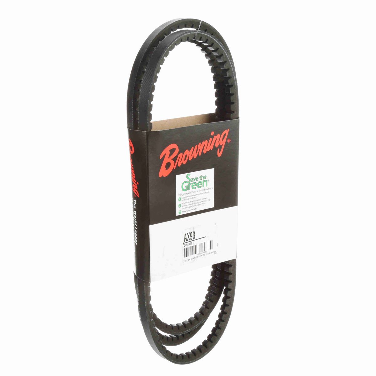 Browning EPDM Notched Belt 98% Efficient - AX93