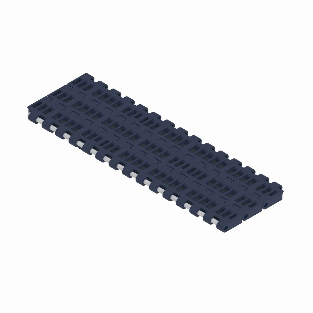 System Plast 2250FG Straight Running Flush Grid, Material: NG evo (Gray Blue), Width: 680mm, Pitch: 1in - NGE2250FG-PT-M0680