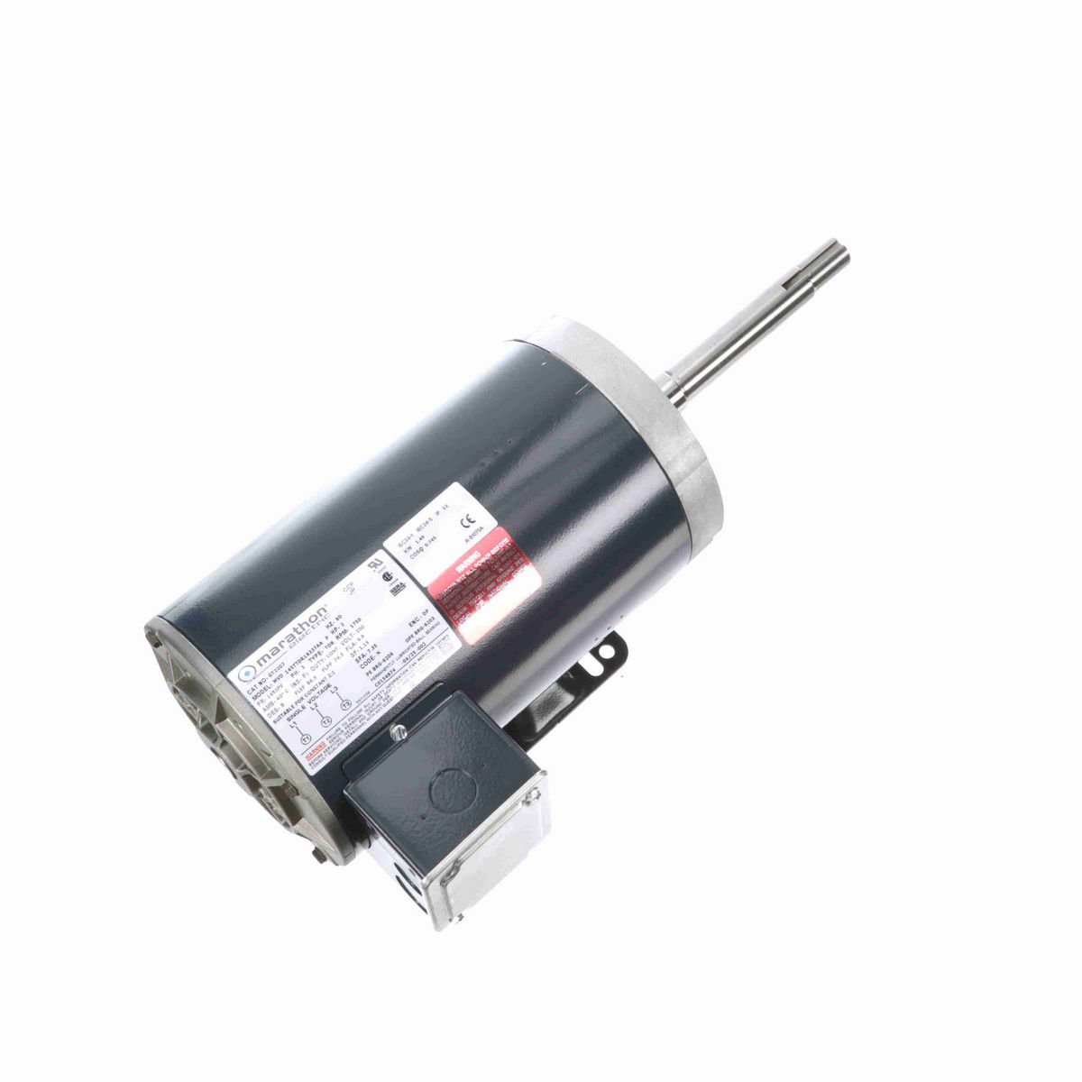 LEESON Close-Coupled Pump Motor, 2 HP, 3 Ph, 60 Hz, 200 V, 1800 RPM, 145JP Frame, DP - GT2307