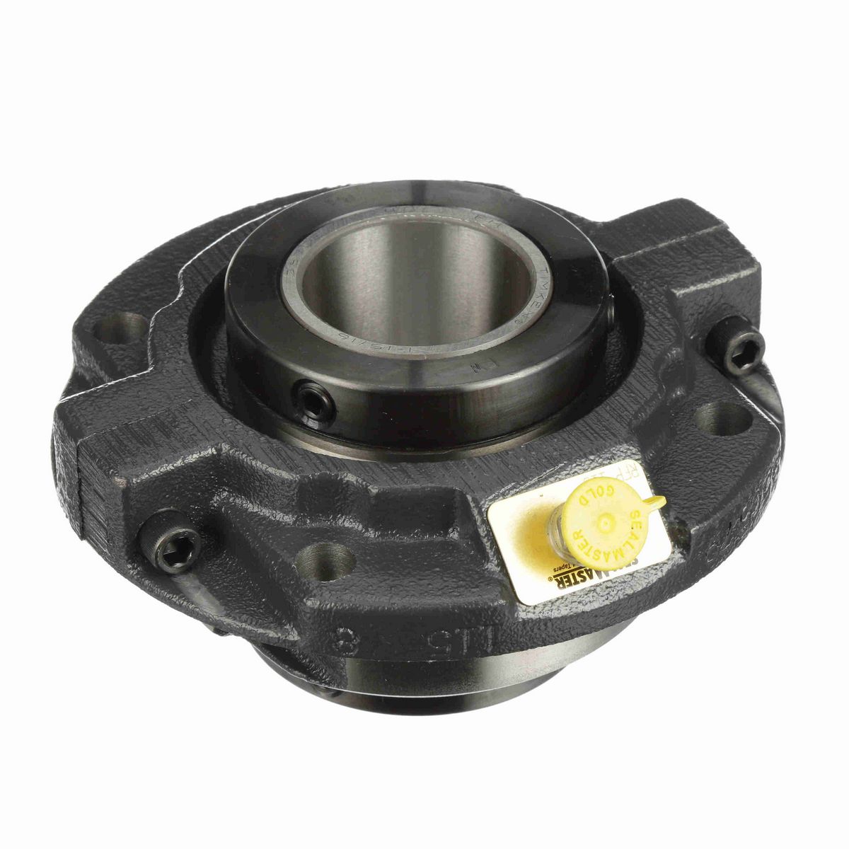 Sealmaster Mounted Cast Iron Piloted Flange Tapered Roller - 52100 Bearing Steel - Double Collar Mount Lock - RFP 115