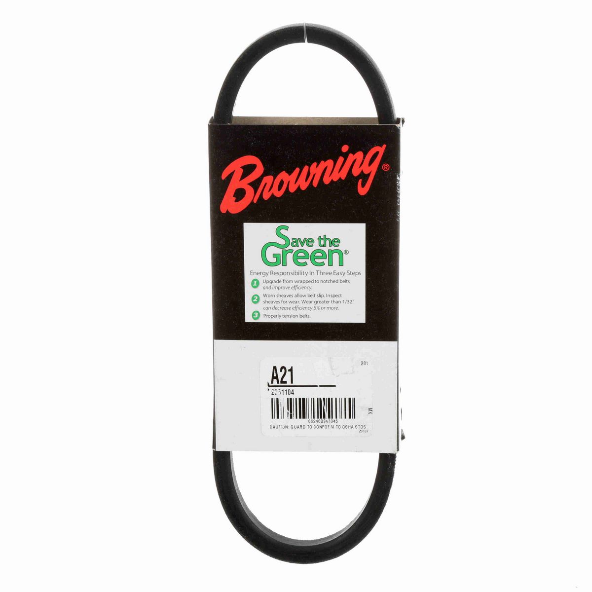 Browning Neoprene Wrapped Belt 95% Efficient - A21