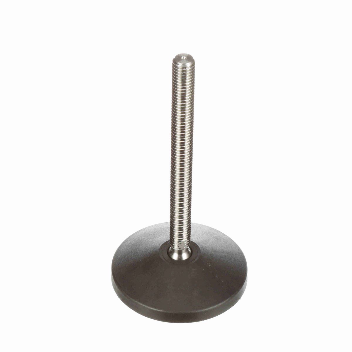 System Plast Articulating Plastic Leveler; Series: VG-511, Base Diameter: 4, Spindle Length: 6.09-in, Thread: 5/8-11 - VG-511-01-S58-L7