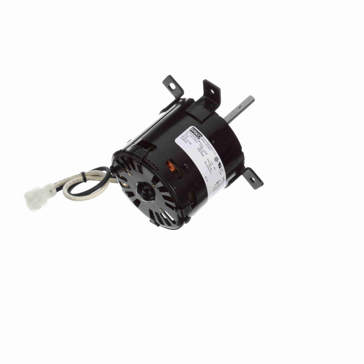 FASCO OEM Replacement Motor, 1/30 HP, 1 Ph, 60 Hz, 115 V, 3200 RPM, 1 Speed, 3.3" Diameter, OAO - D1198