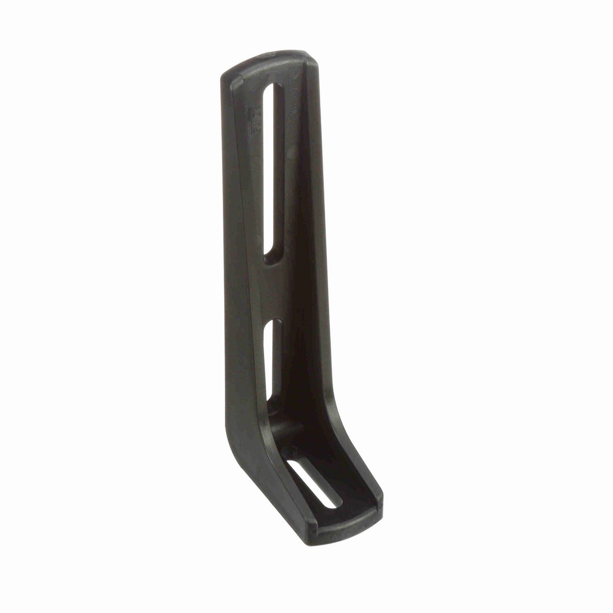 System Plast Molded Plastic "L" Bracket- Black- Tall - VG-245-K-BK