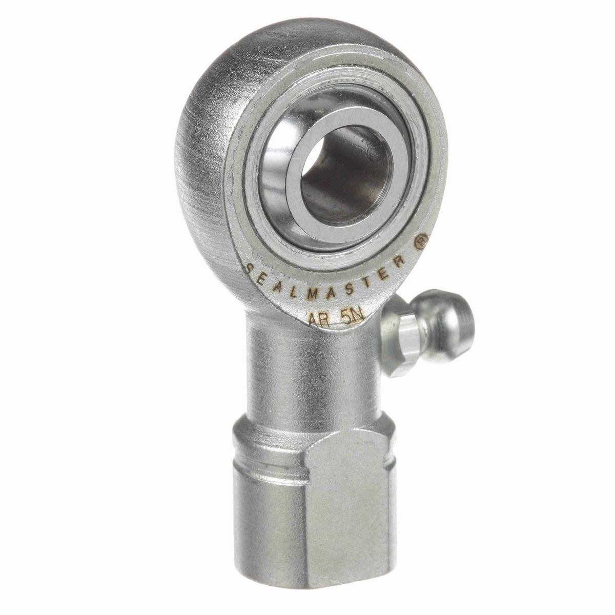 Sealmaster Female Rod End Bearing - Three-Piece Greasable Carbon Steel Race - AR 5N