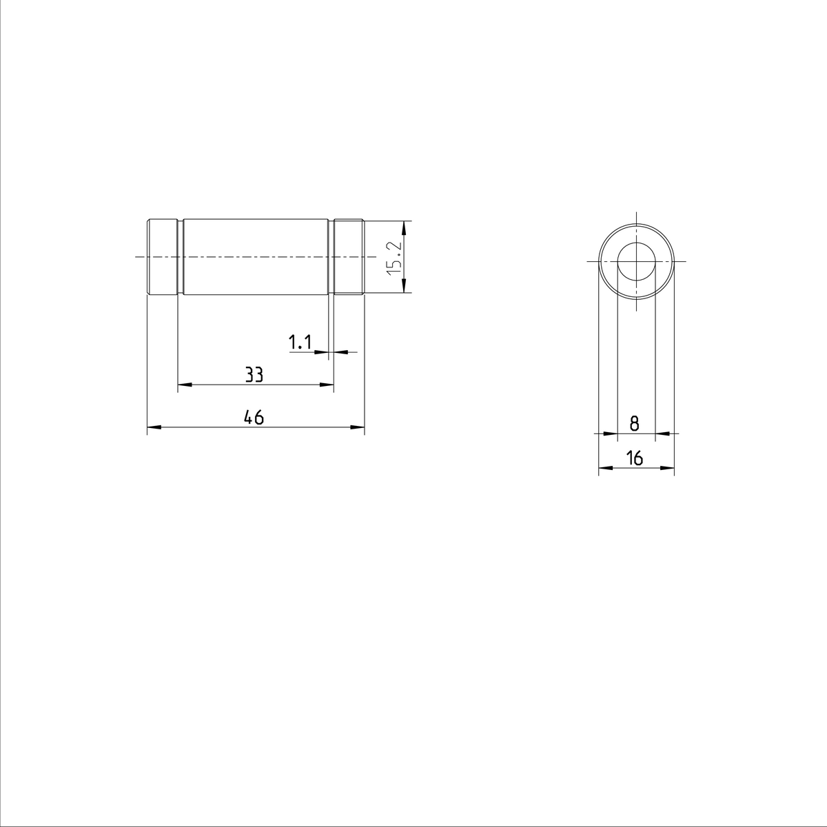 Стандартная линейная втулка Bosch Rexroth KBMT-8-DD-NR [R065020830]