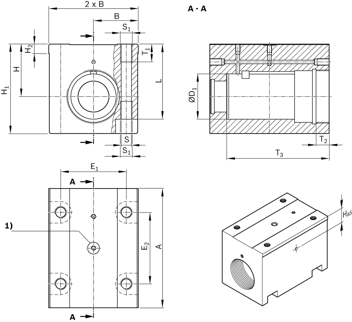 Корпус Bosch Rexroth MGA 20 BG(STEIGUNGS-& [R150610070]
