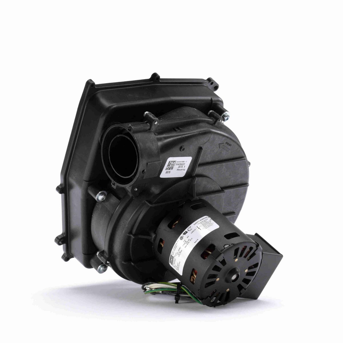 FASCO Round Outlet Permanent Split Capacitor OEM Replacement Draft Inducer Blower, 115 Volts, Flange: Yes - A307